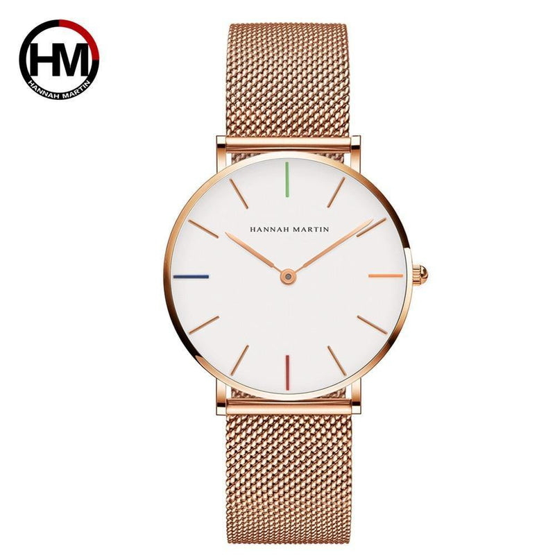 Relógio Feminino Quartz Maglux Hannah Martin - BellyShop