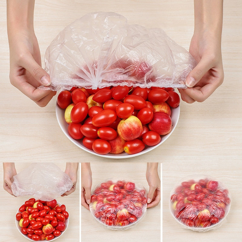 Capa descartável para conservar alimento fresco